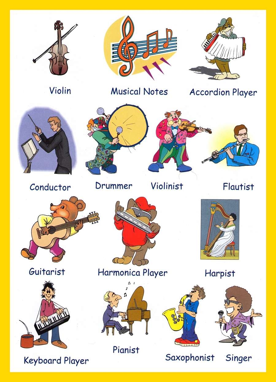 Instrumentos Musicales Ense anza Del Ingles Primaria